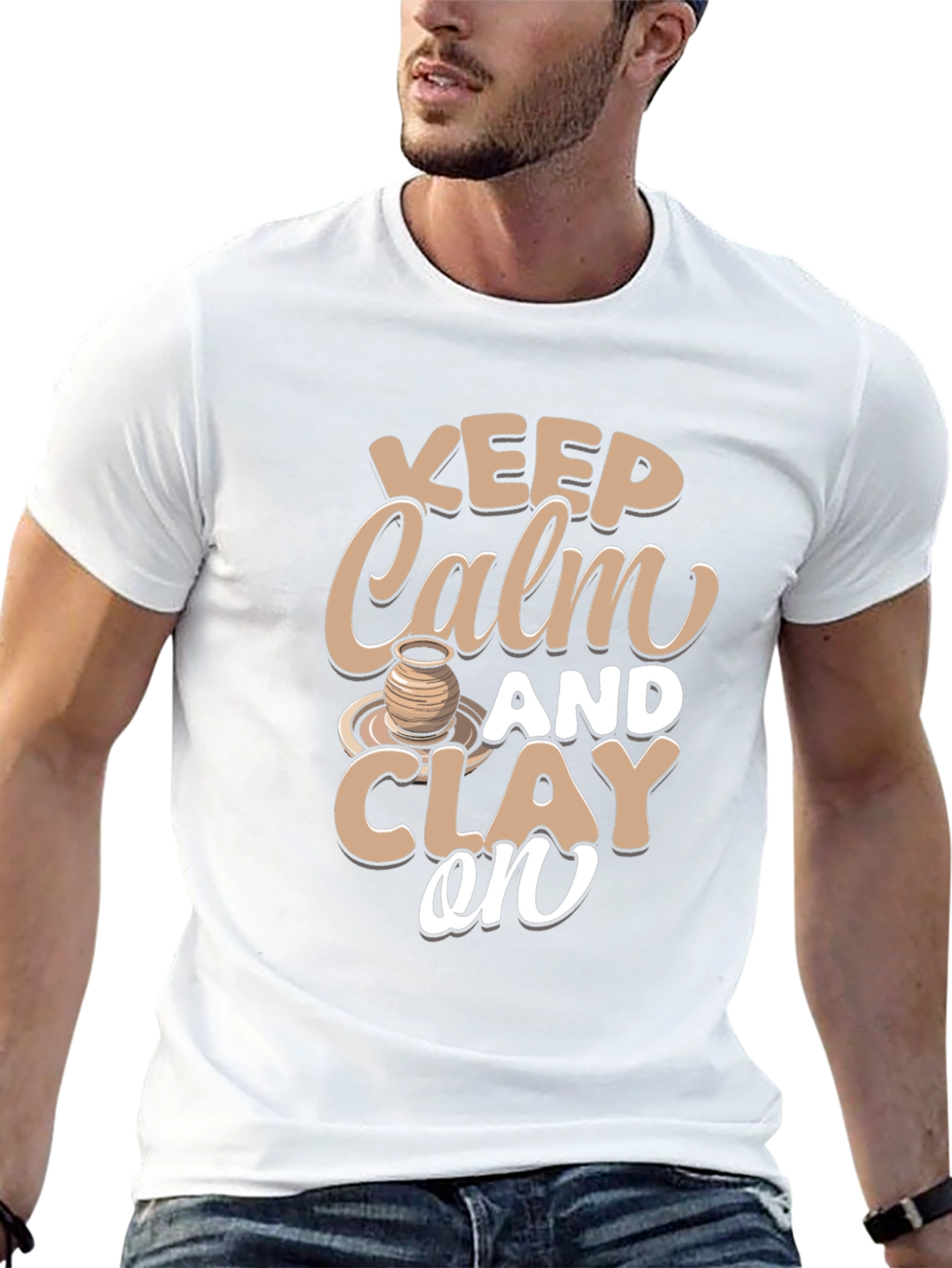 Keep Calm and Clay On T-Shirt