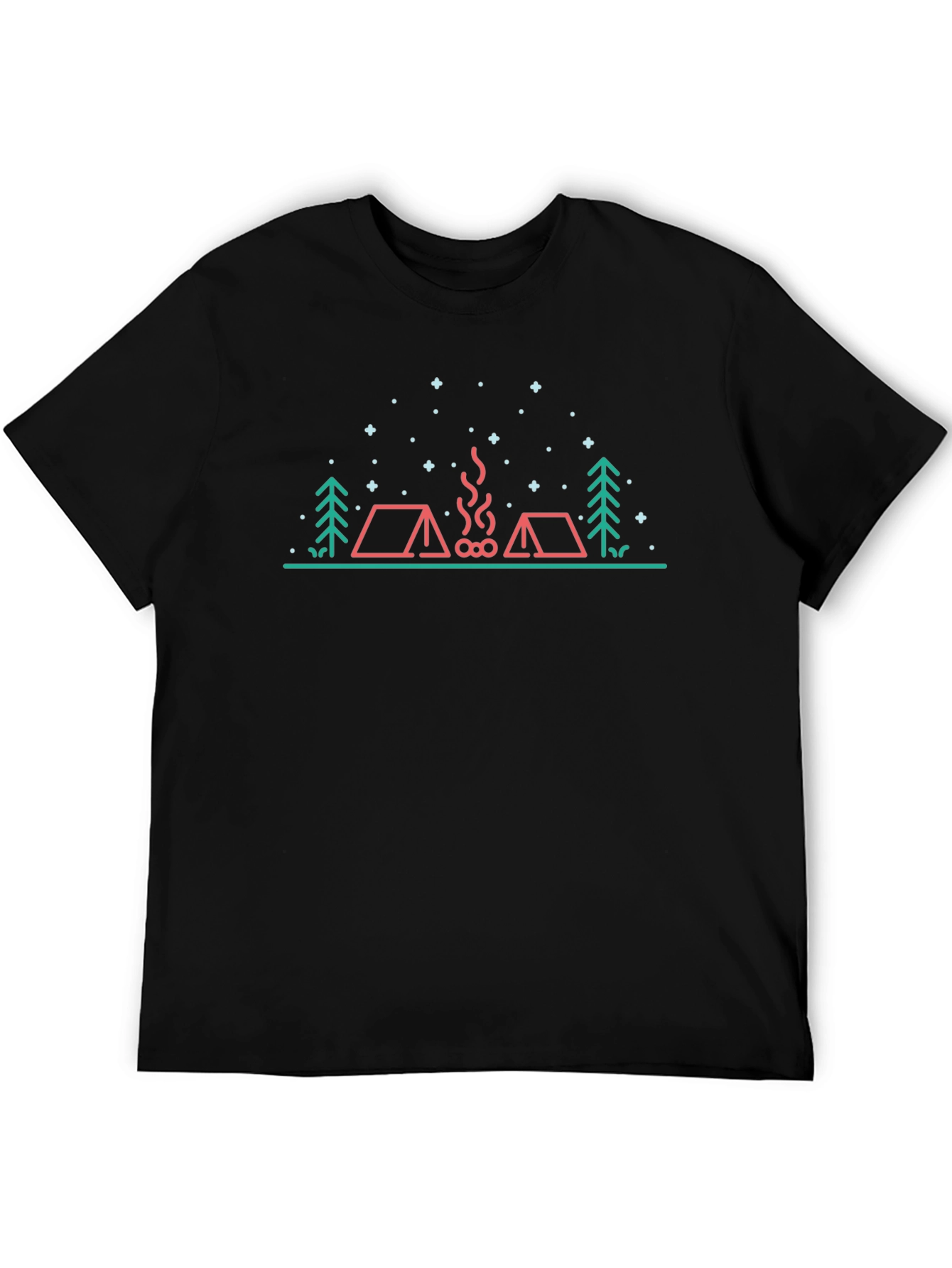 Camping Graphic Tee - Outdoor Adventure Shirt