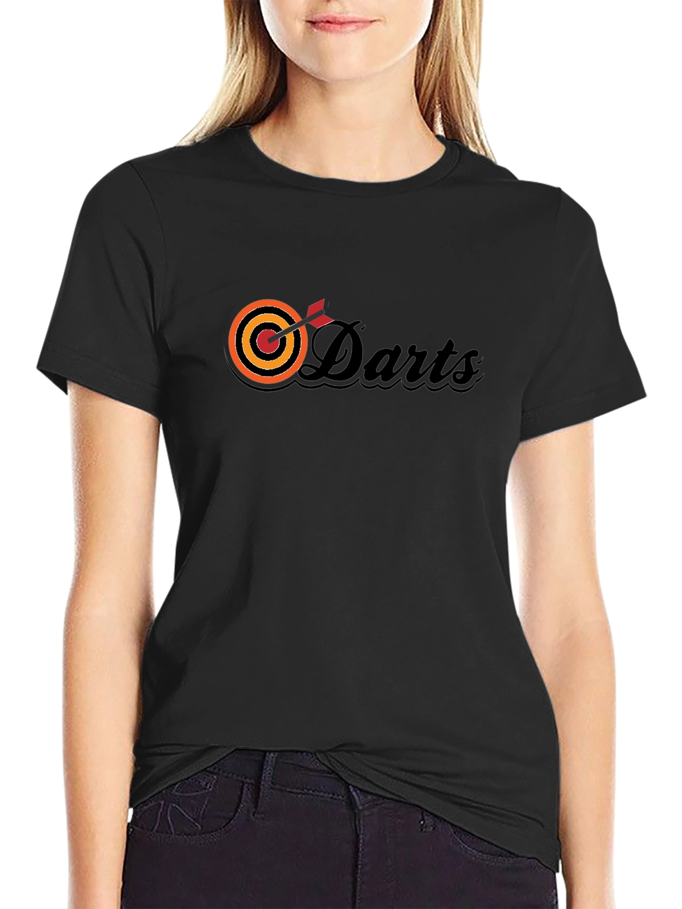 Darts Graphic Tee - Bulls-eye Design