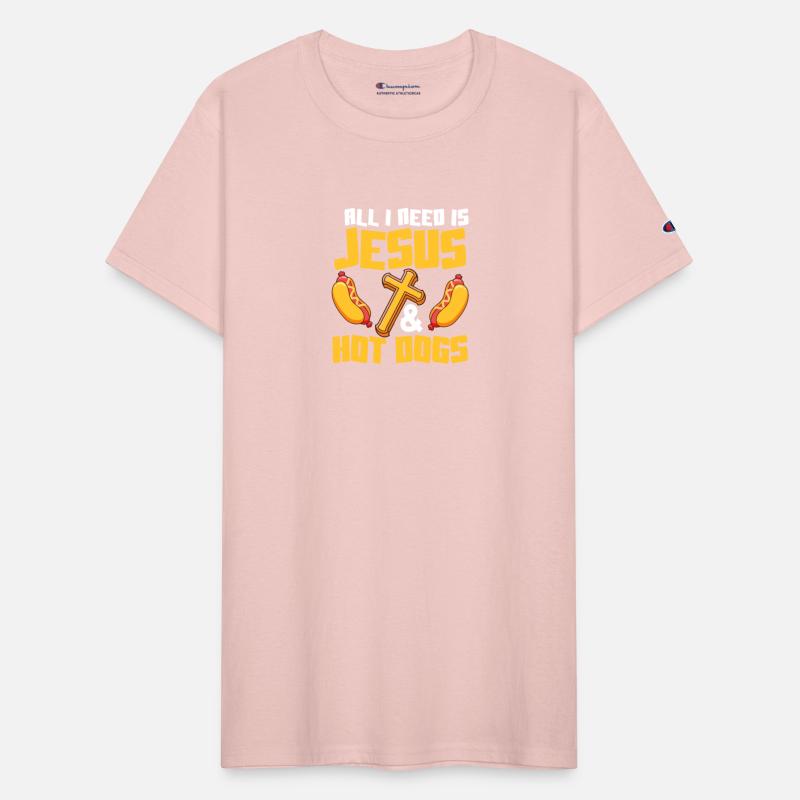 All I Need Is Jesus & Hot Dogs Foodie Wiener Hotdo