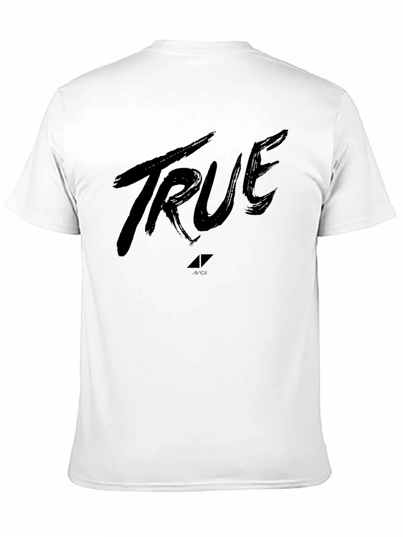 True Avicii Black Graphic T-Shirt - Music Fan Apparel