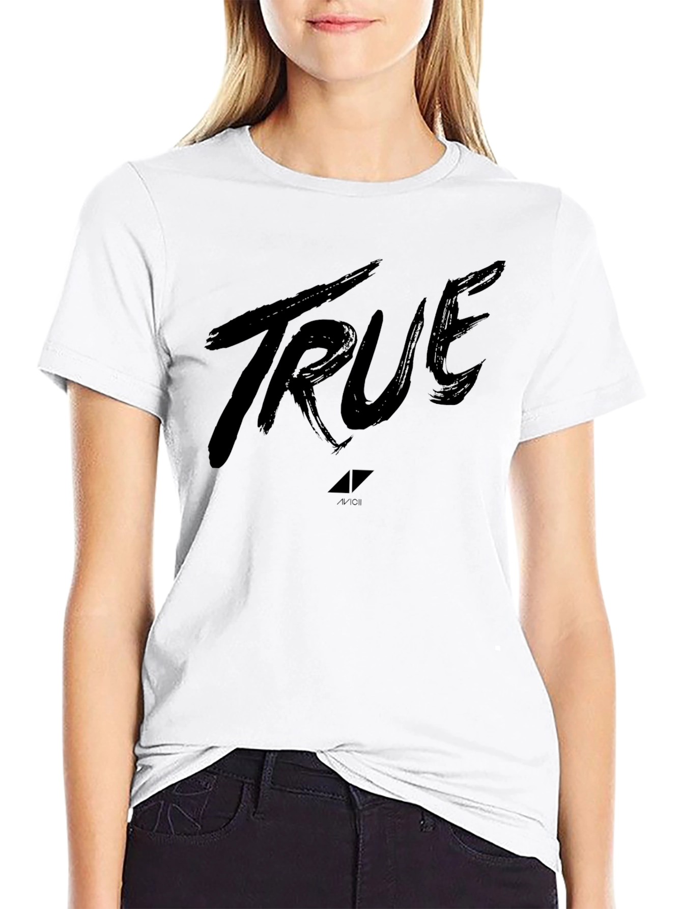 True Avicii Black Graphic T-Shirt - Music Fan Apparel