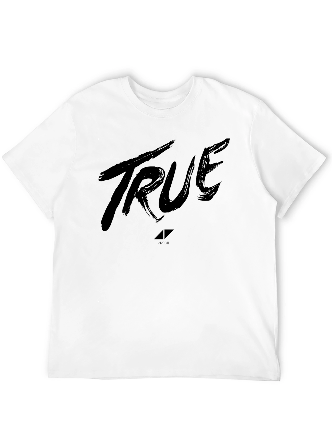 True Avicii Black Graphic T-Shirt - Music Fan Apparel