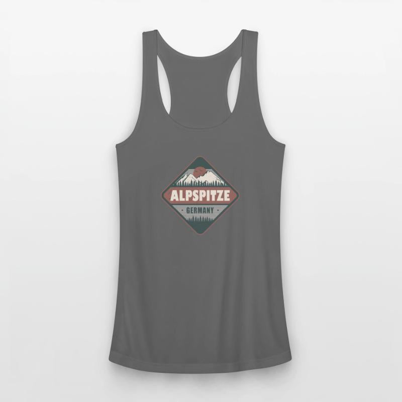 Alpspitze Bavaria Germany Vintage Hiking Design