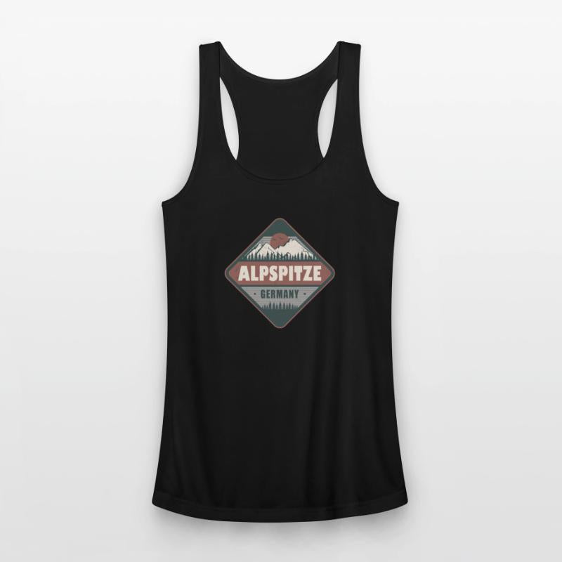 Alpspitze Bavaria Germany Vintage Hiking Design