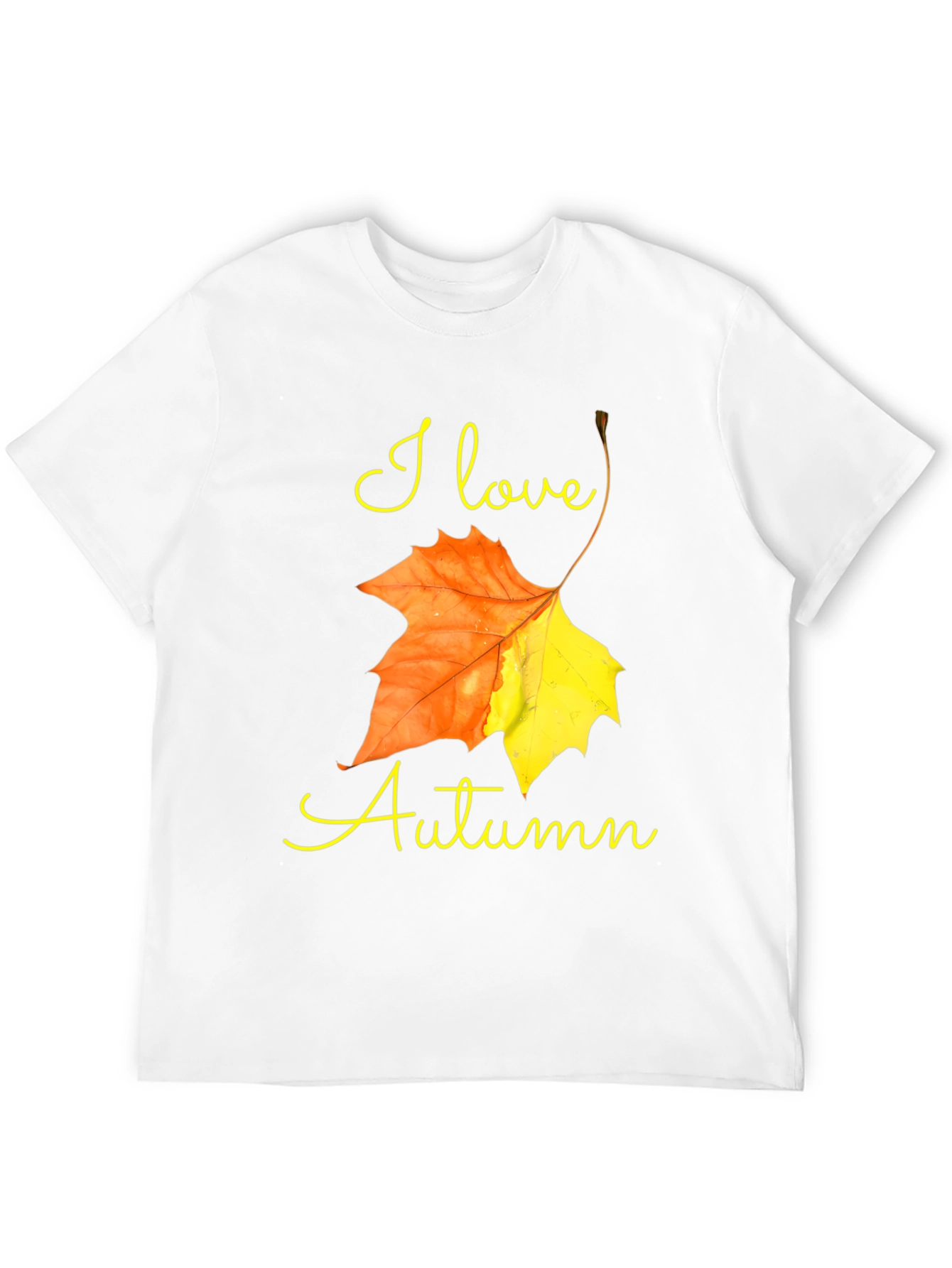 I Love Autumn T-Shirt - Fall Leaf Design