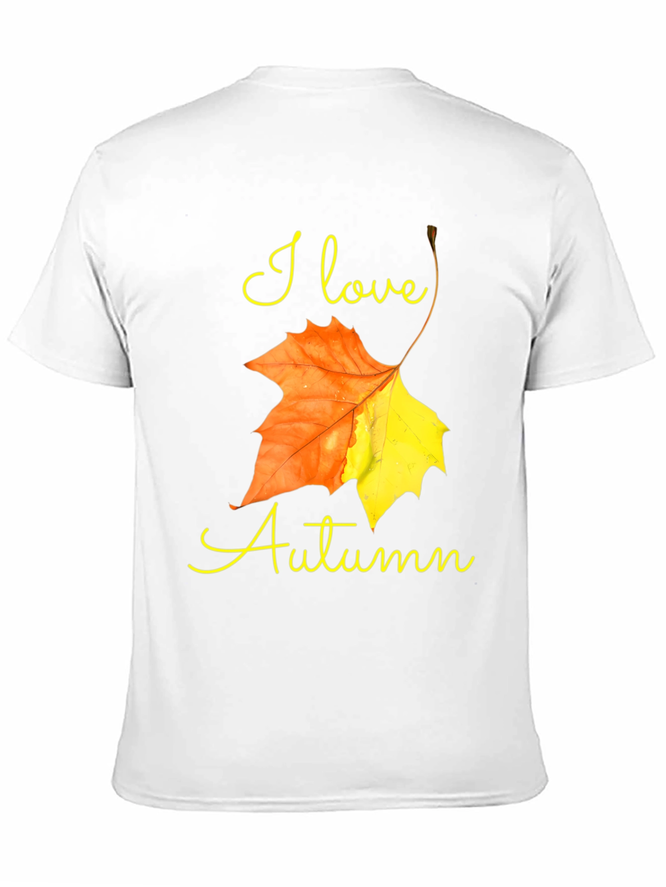 I Love Autumn T-Shirt - Fall Leaf Design