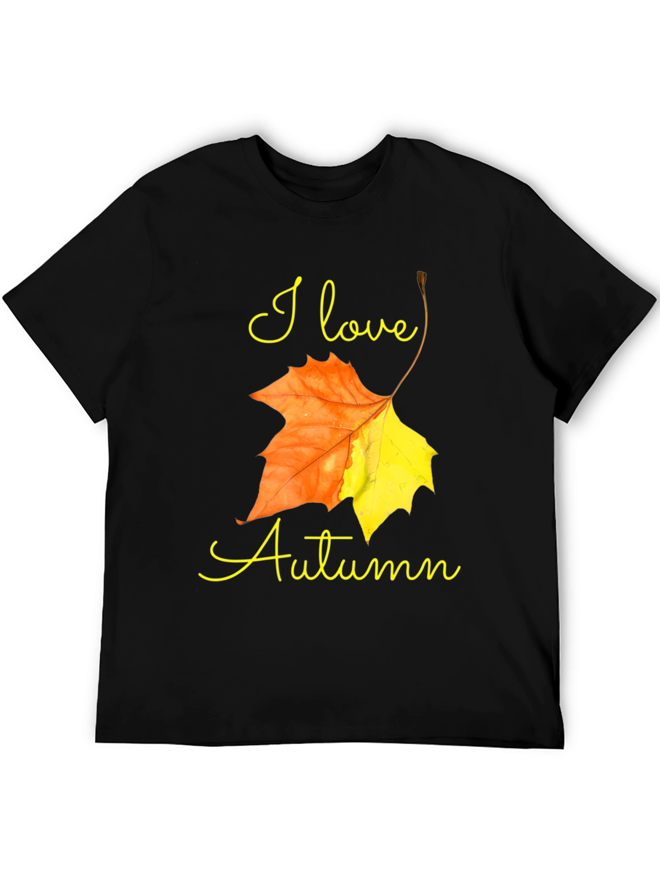 I Love Autumn T-Shirt - Fall Leaf Design
