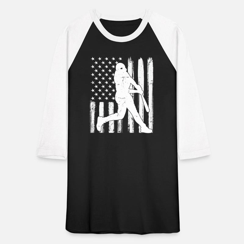 American Flag Baseball Team Gift