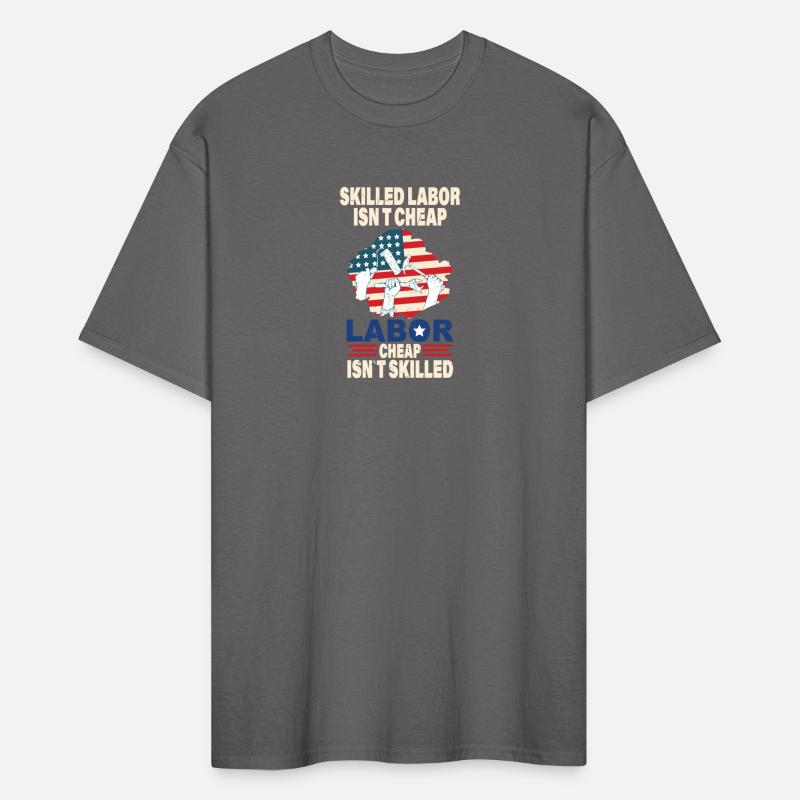 American Flag Skilled Labor Isn't Cheap Labor Day