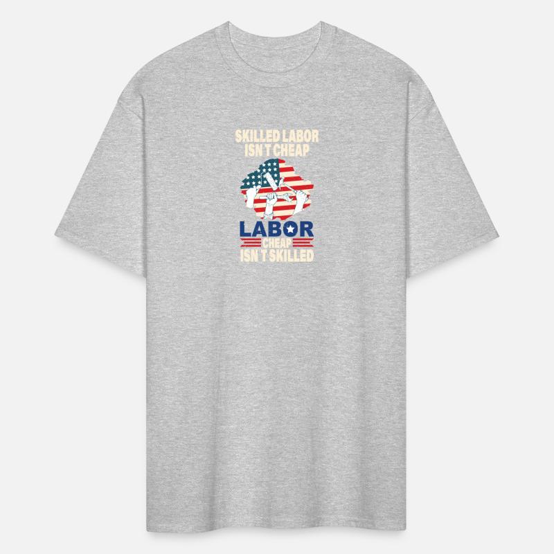 American Flag Skilled Labor Isn't Cheap Labor Day