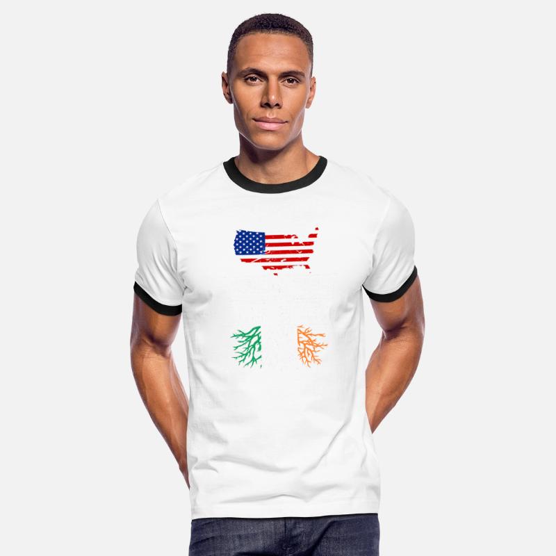 American Grown Irish Roots Pride Ireland T Shirt