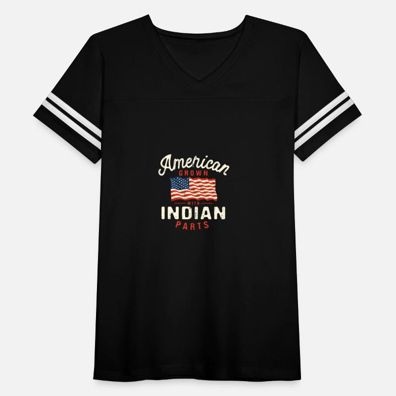 American Grown with Indian Parts Patriotic Nationa