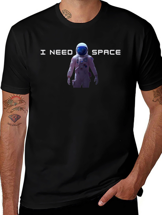 I Need Space T-Shirt Astronaut Graphic Tee Funny Novelty Gift