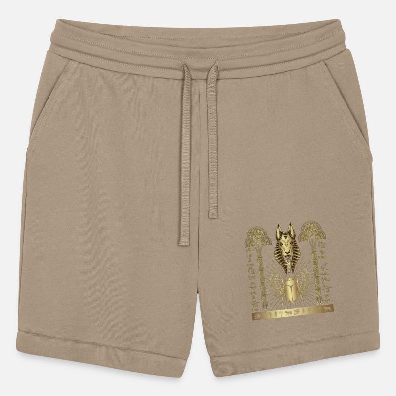 Ancient Egyptian Anubis and Scarab Symbol Design