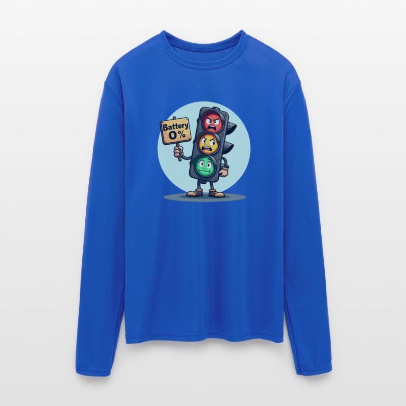 Animated Angry Traffic Light Character