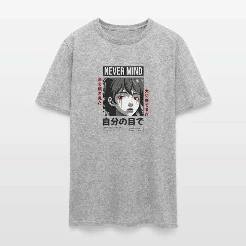 Anime Crying Face Streetwear Design