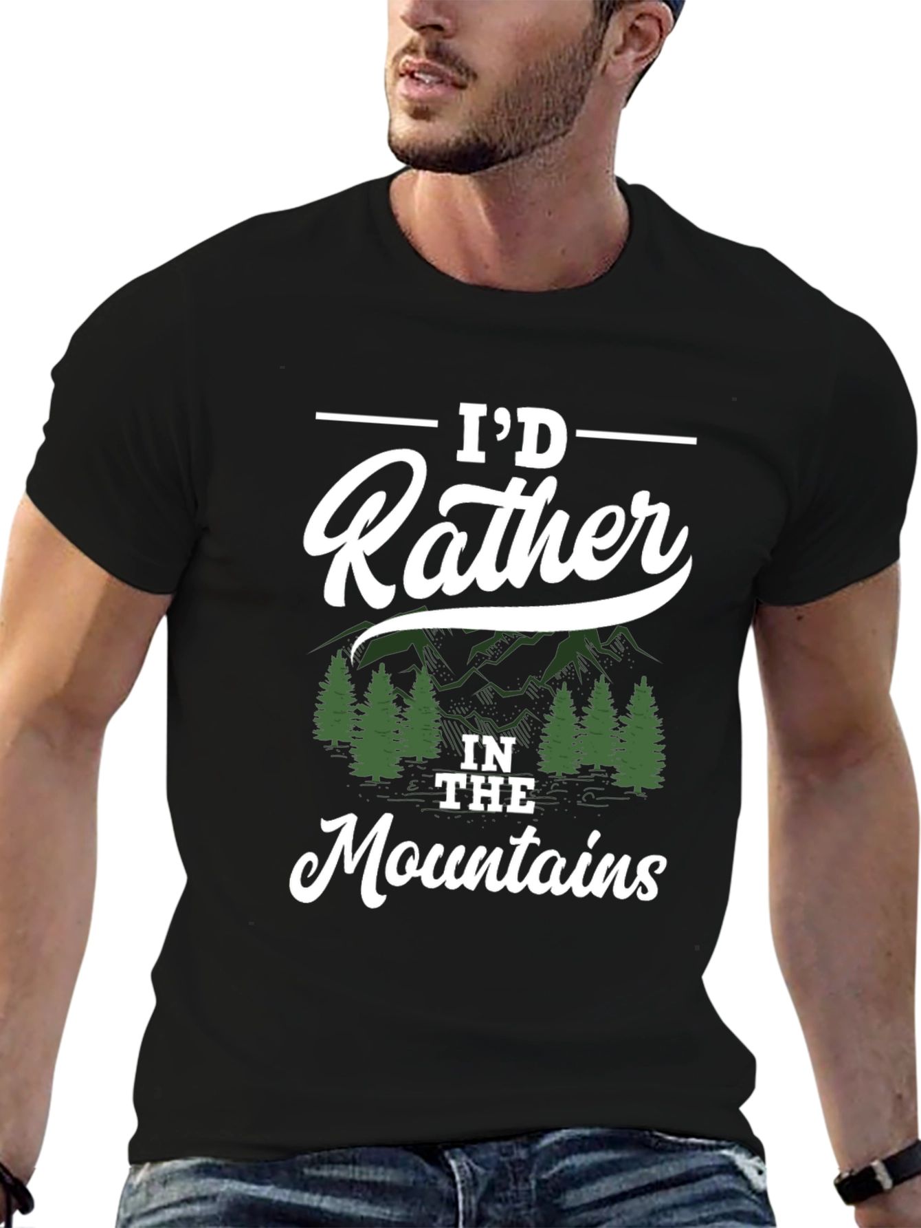 Id Rather Be In The Mountains T-Shirt
