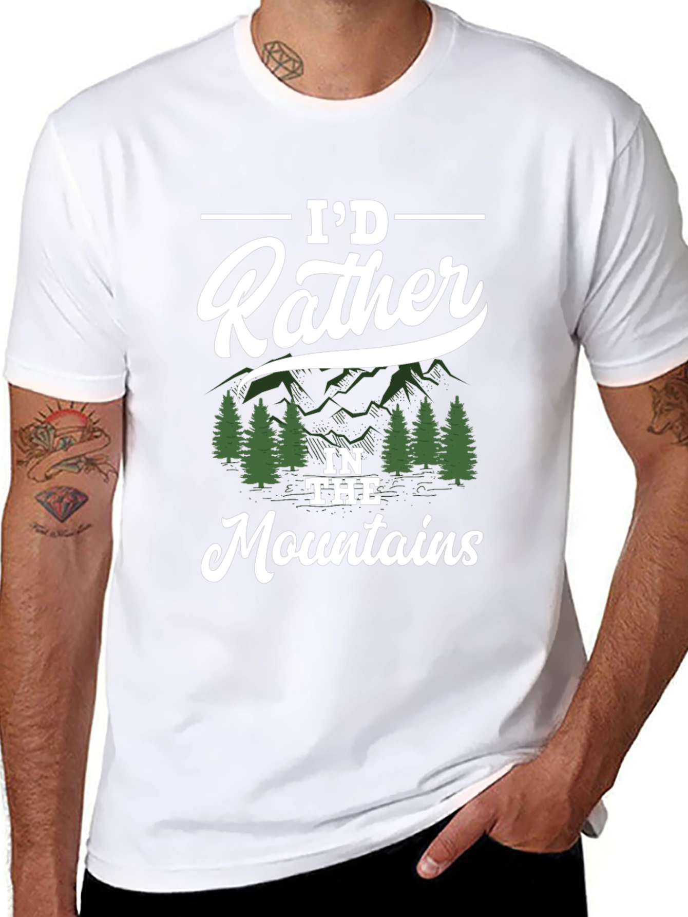 Id Rather Be In The Mountains T-Shirt
