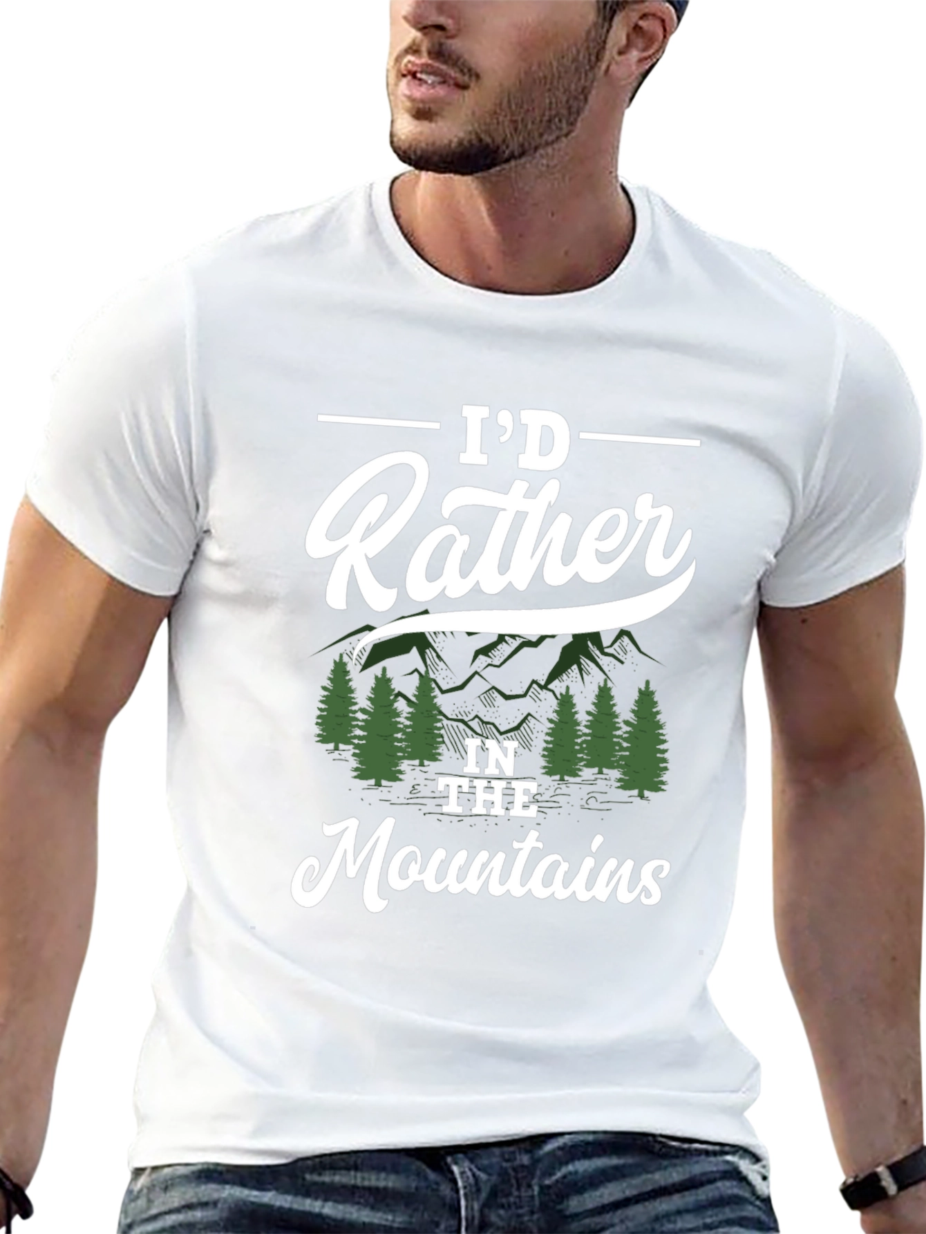 Id Rather Be In The Mountains T-Shirt