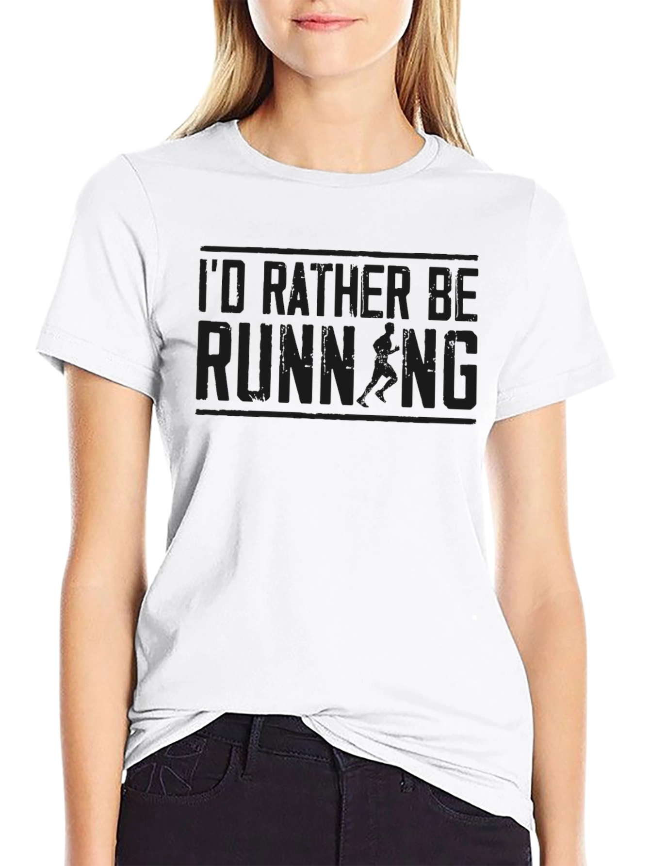Id Rather Be Running Graphic T-Shirt