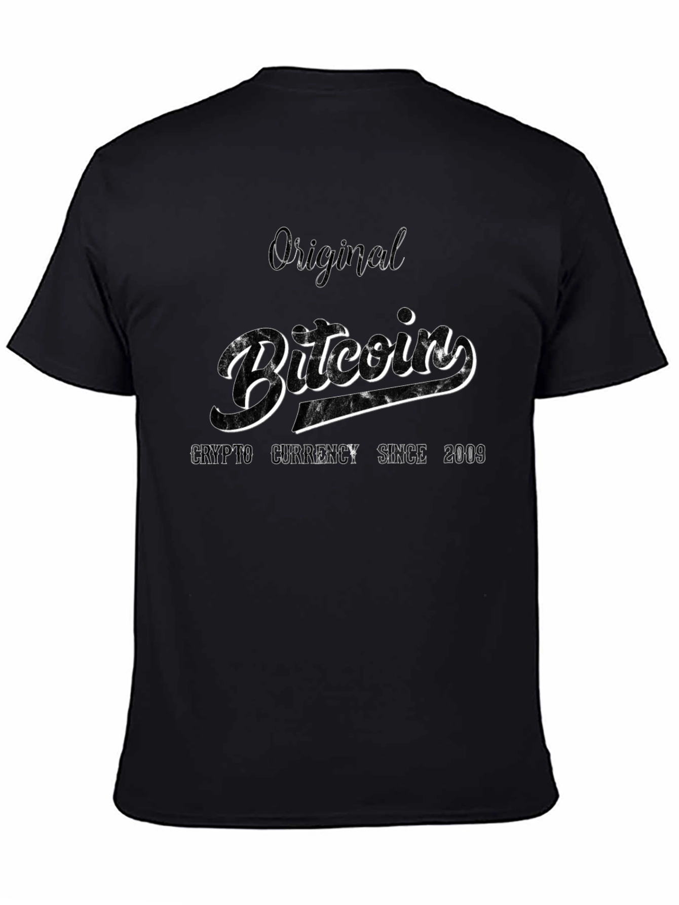 Original Bitcoin Crypto Currency Graphic Tee