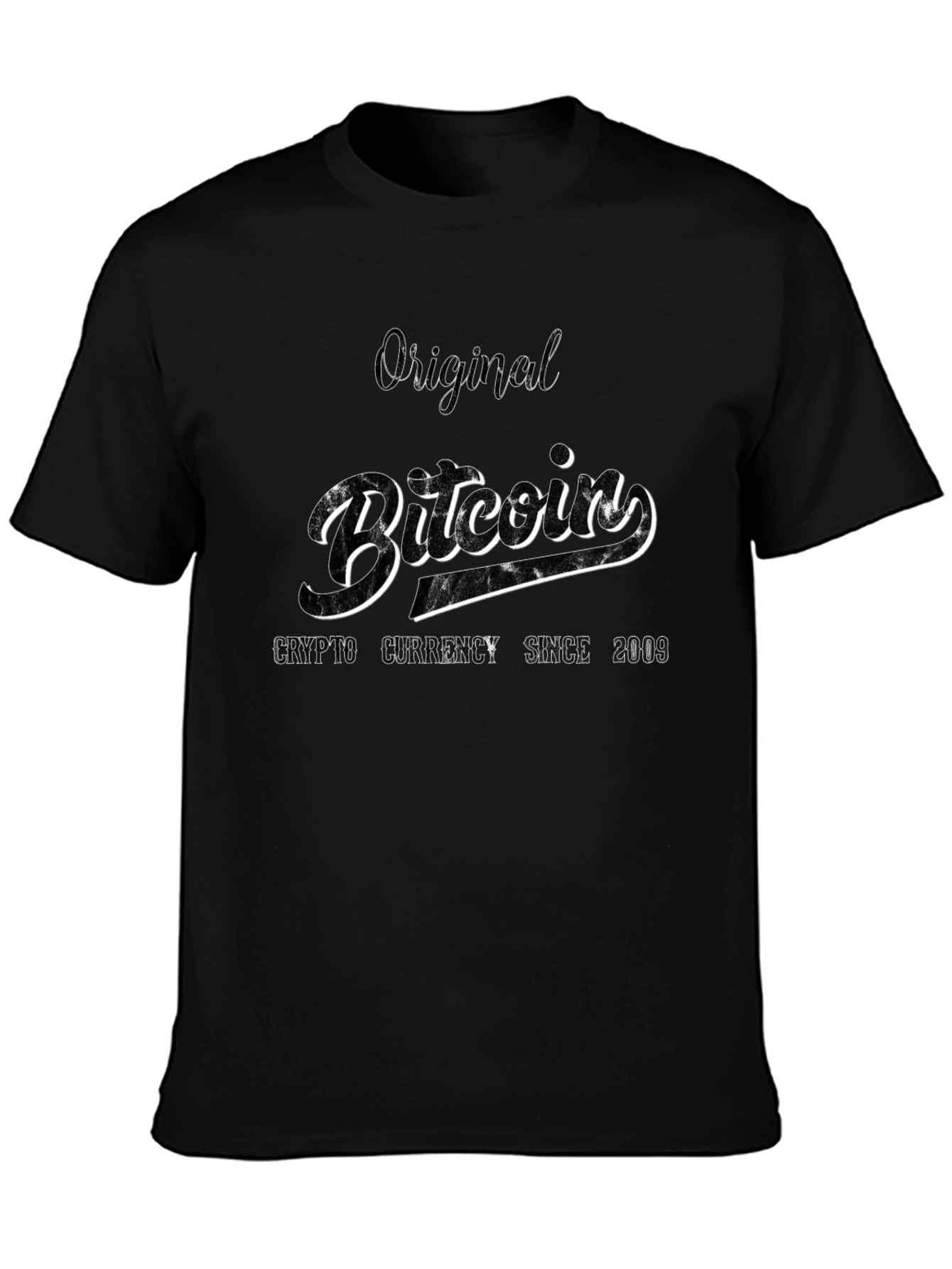 Original Bitcoin Crypto Currency Graphic Tee