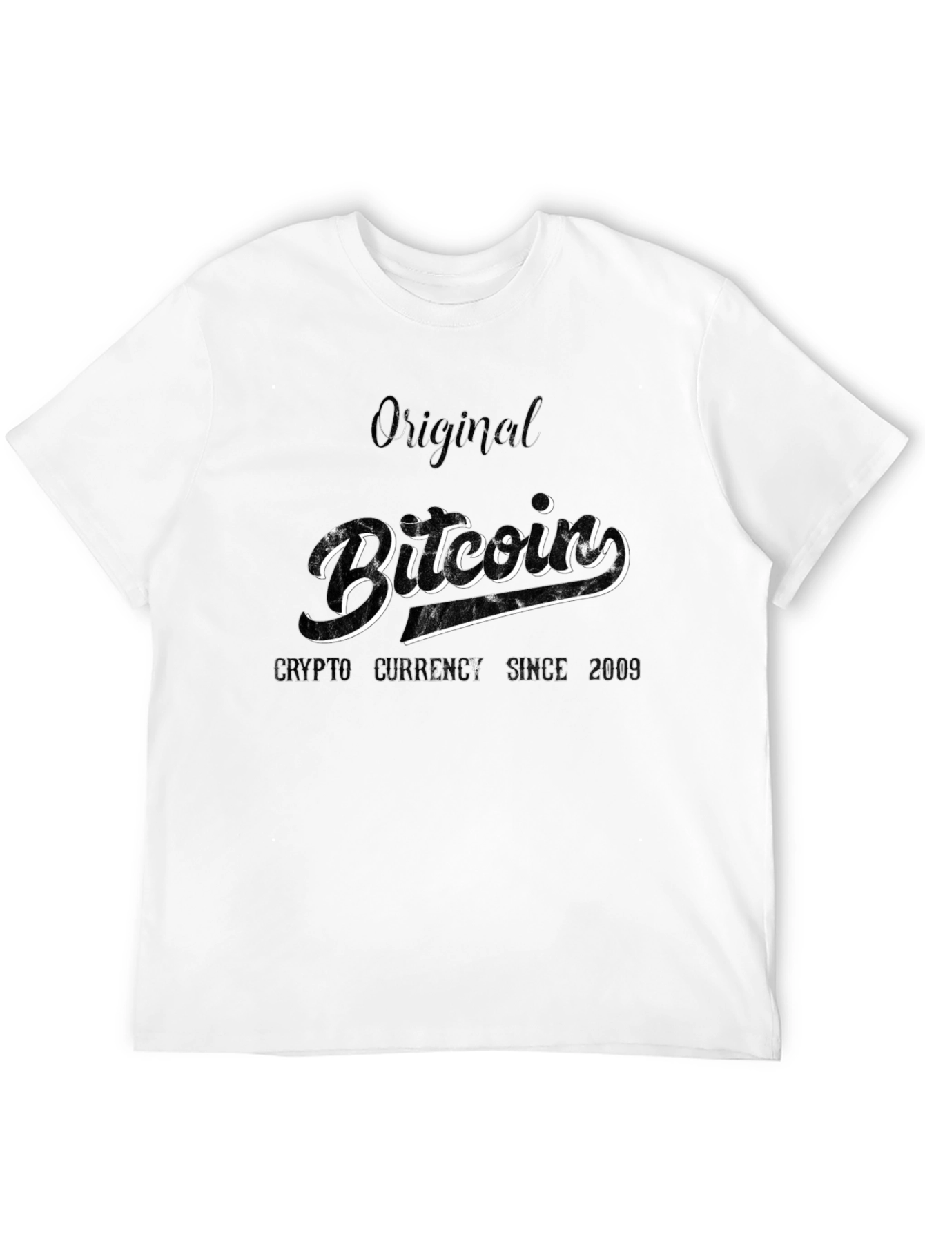Original Bitcoin Crypto Currency Graphic Tee