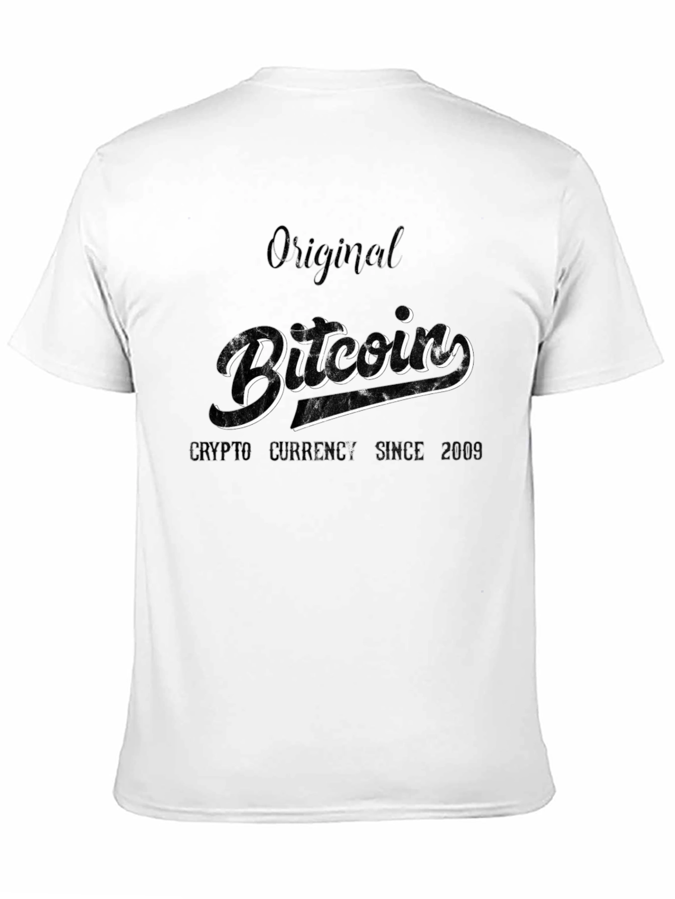 Original Bitcoin Crypto Currency Graphic Tee
