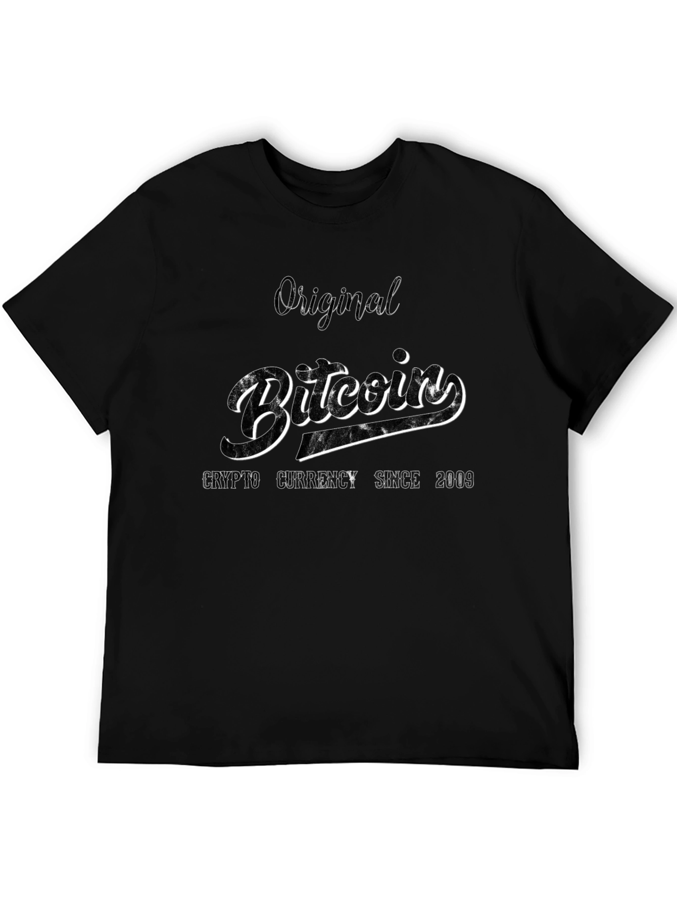 Original Bitcoin Crypto Currency Graphic Tee