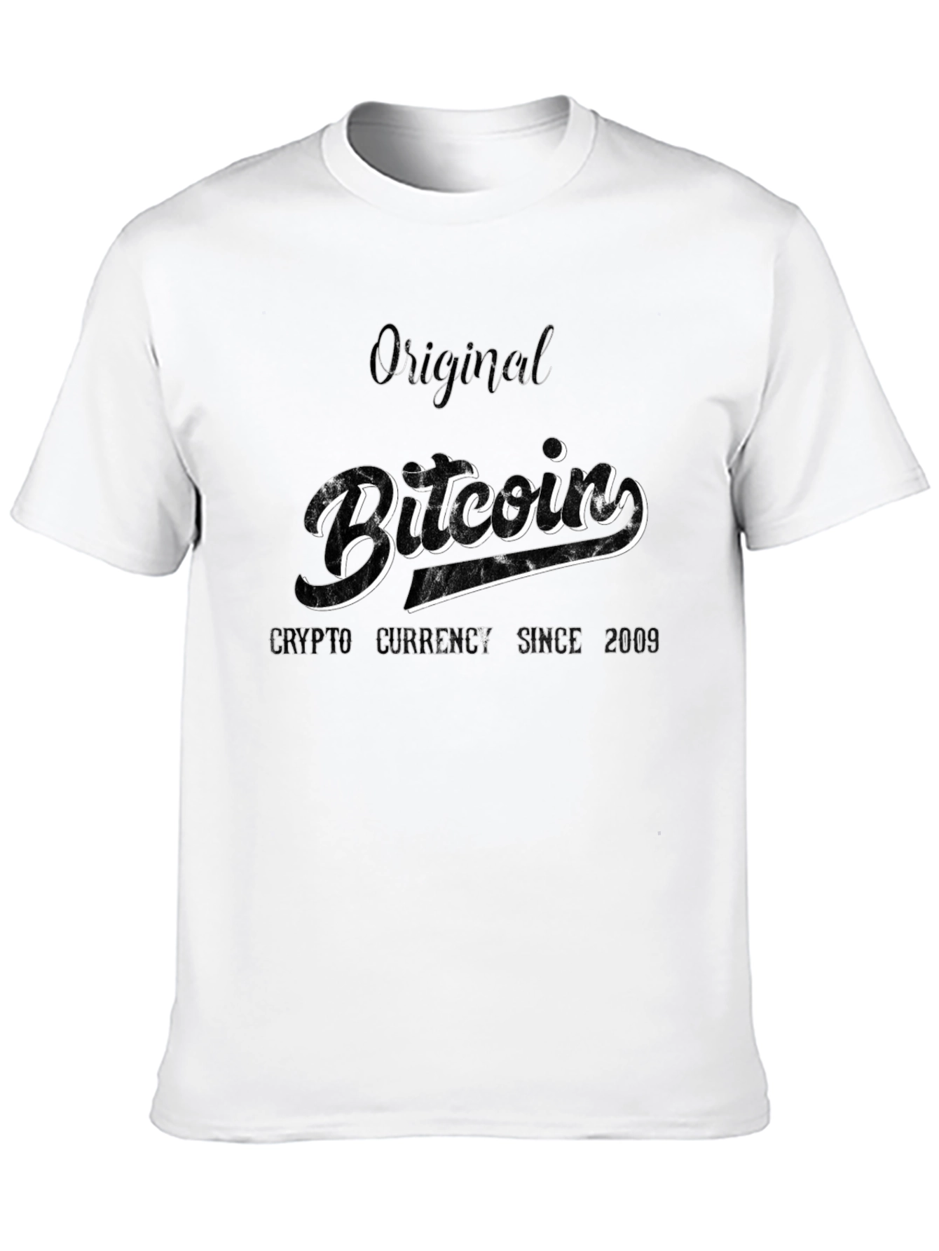 Original Bitcoin Crypto Currency Graphic Tee