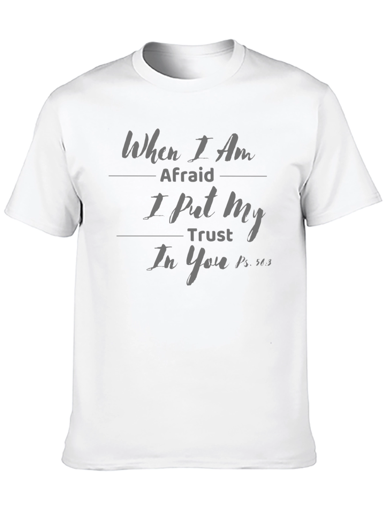 Trust in You Graphic Tee - Black Christian Shirt