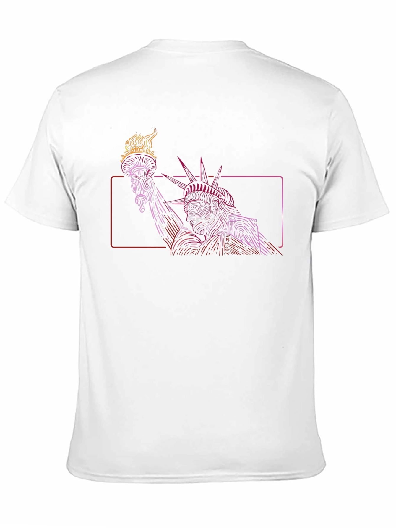 Statue of Liberty Graphic Tee - Mens Black T-Shirt