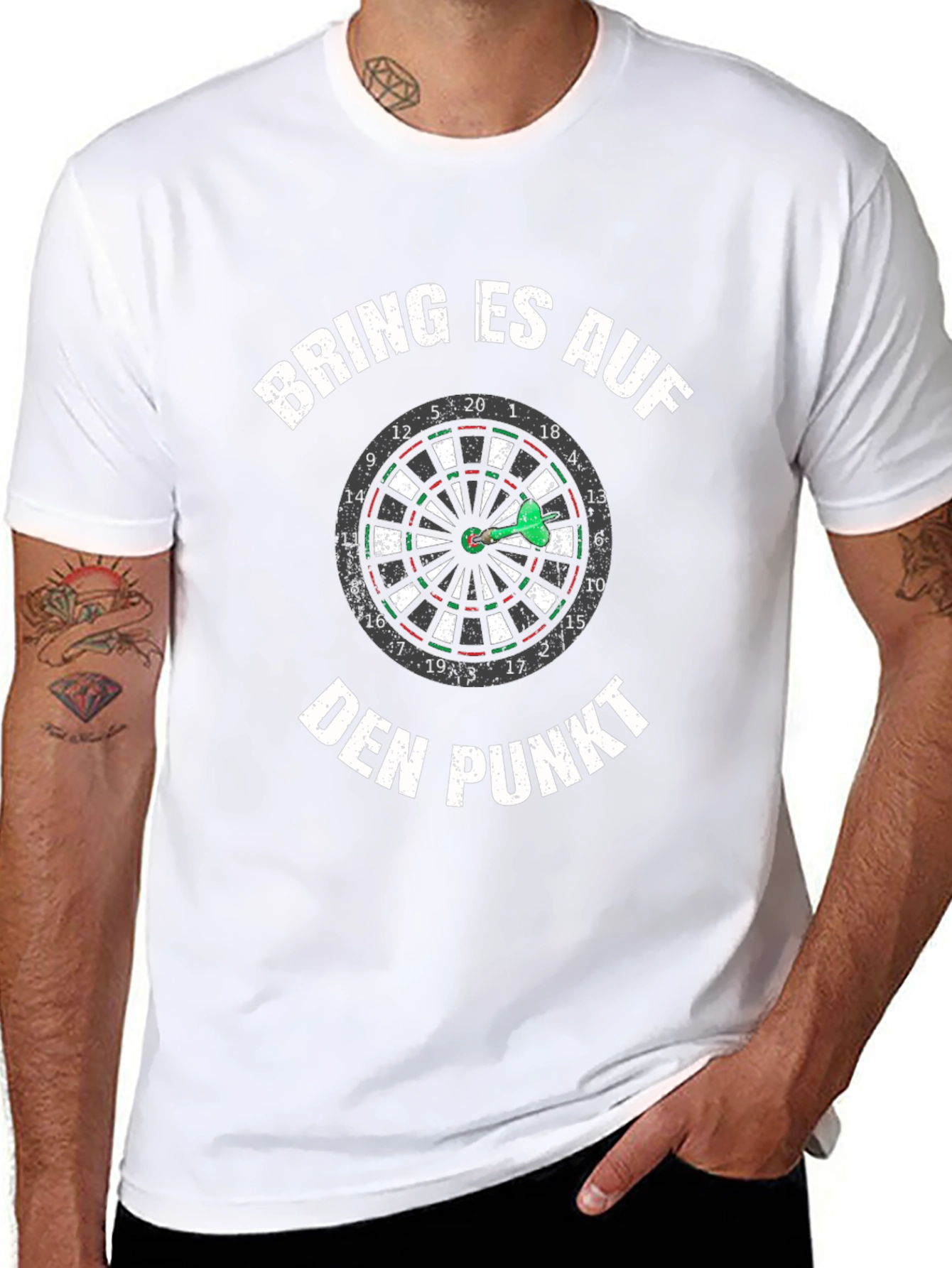 Bring Es Auf Den Punkt Dart T-Shirt