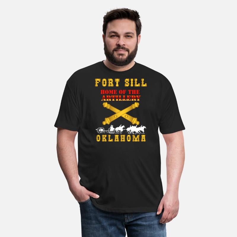 Army Fort SIll Home of Artillery w Cassion Gold X