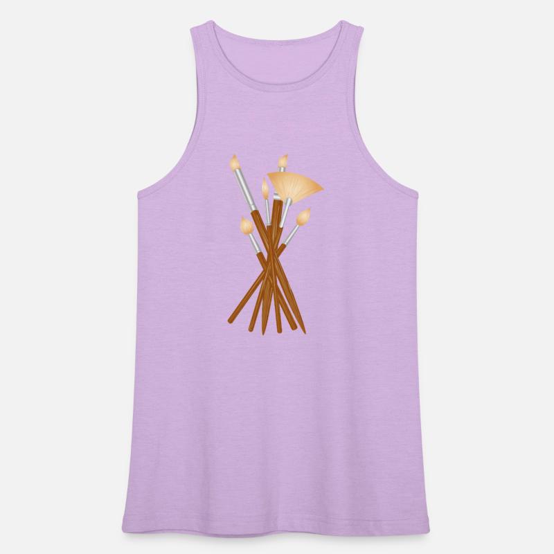 Artist brush set in various shapes