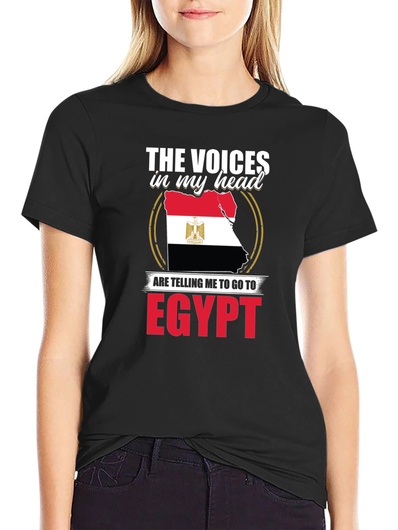Egypt Travel T-Shirt: Voices in My Head
