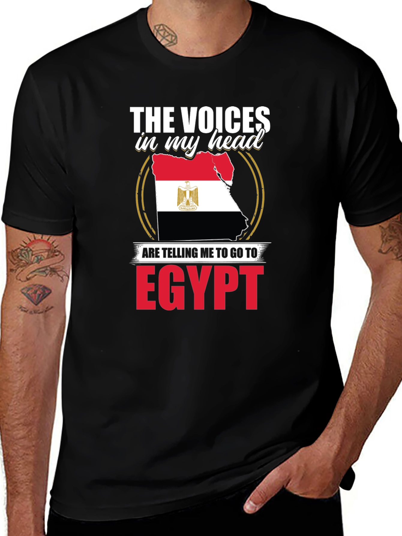 Egypt Travel T-Shirt: Voices in My Head