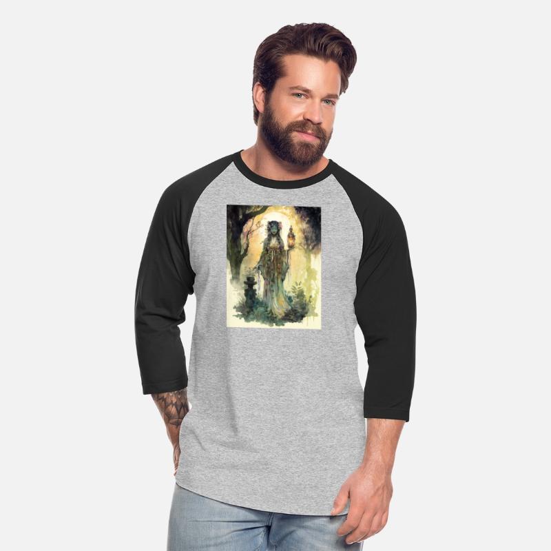 Asian Nature Goddess - Dark Woodland Witchy Forest