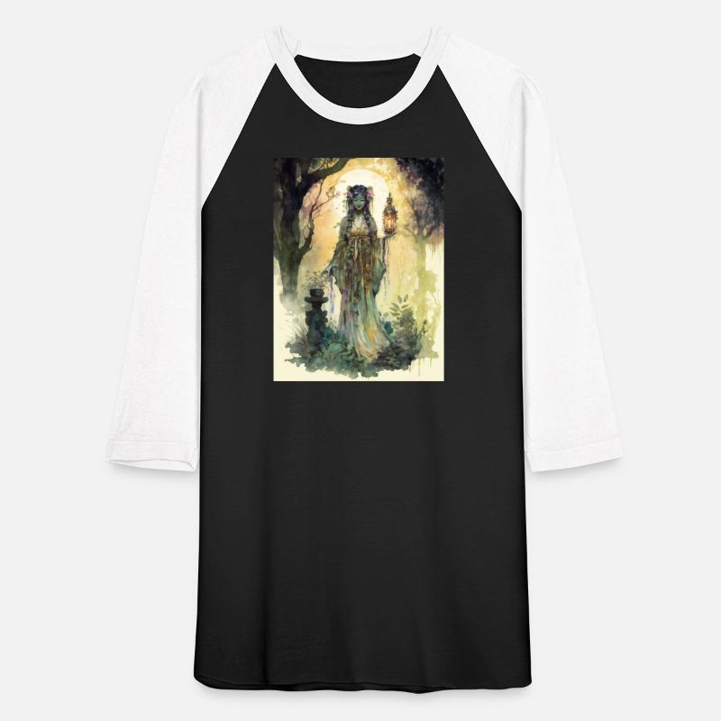 Asian Nature Goddess - Dark Woodland Witchy Forest