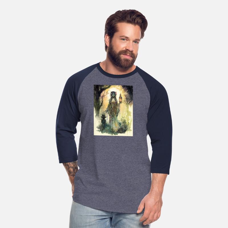 Asian Nature Goddess - Dark Woodland Witchy Forest