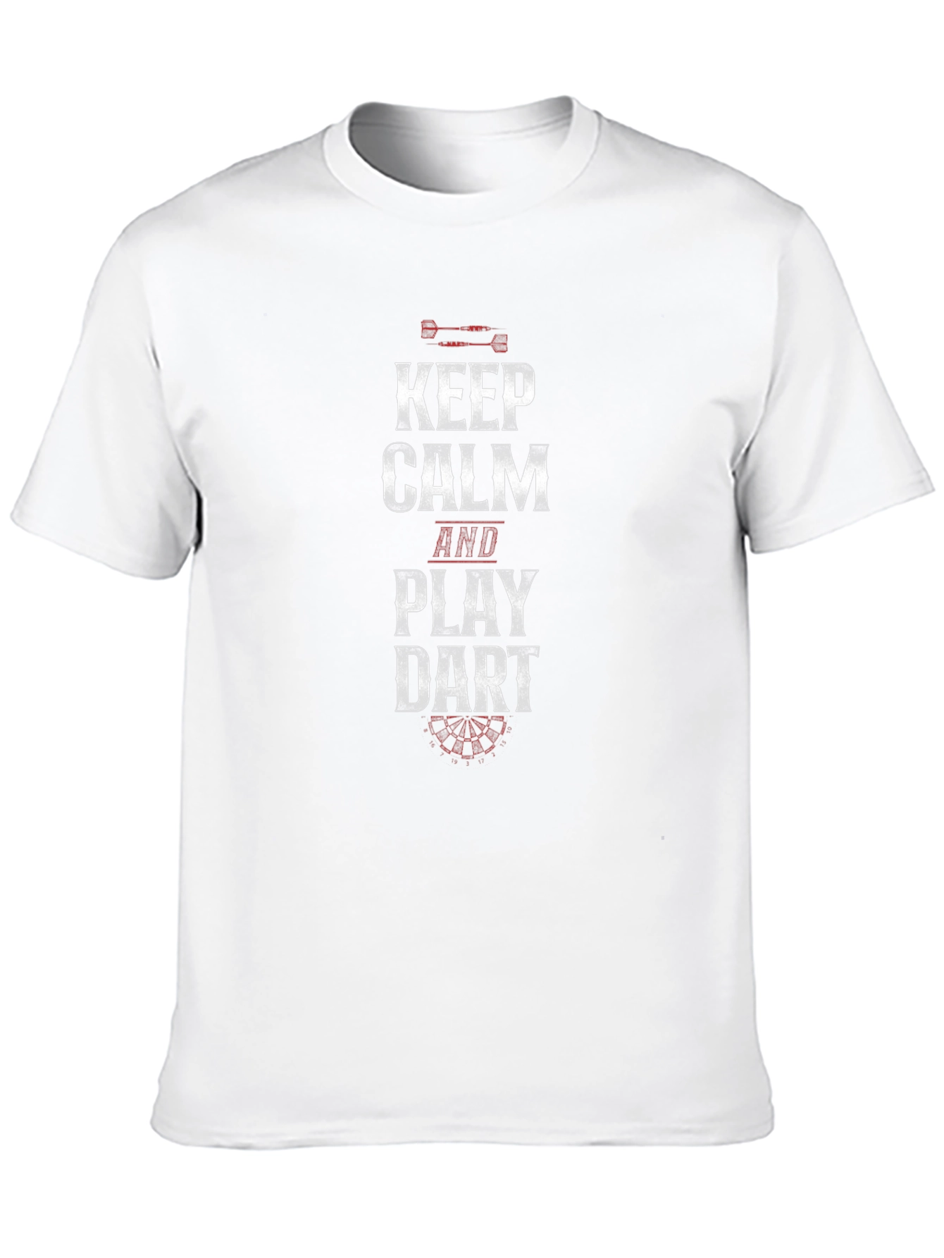 Keep Calm and Play Dart Black T-Shirt