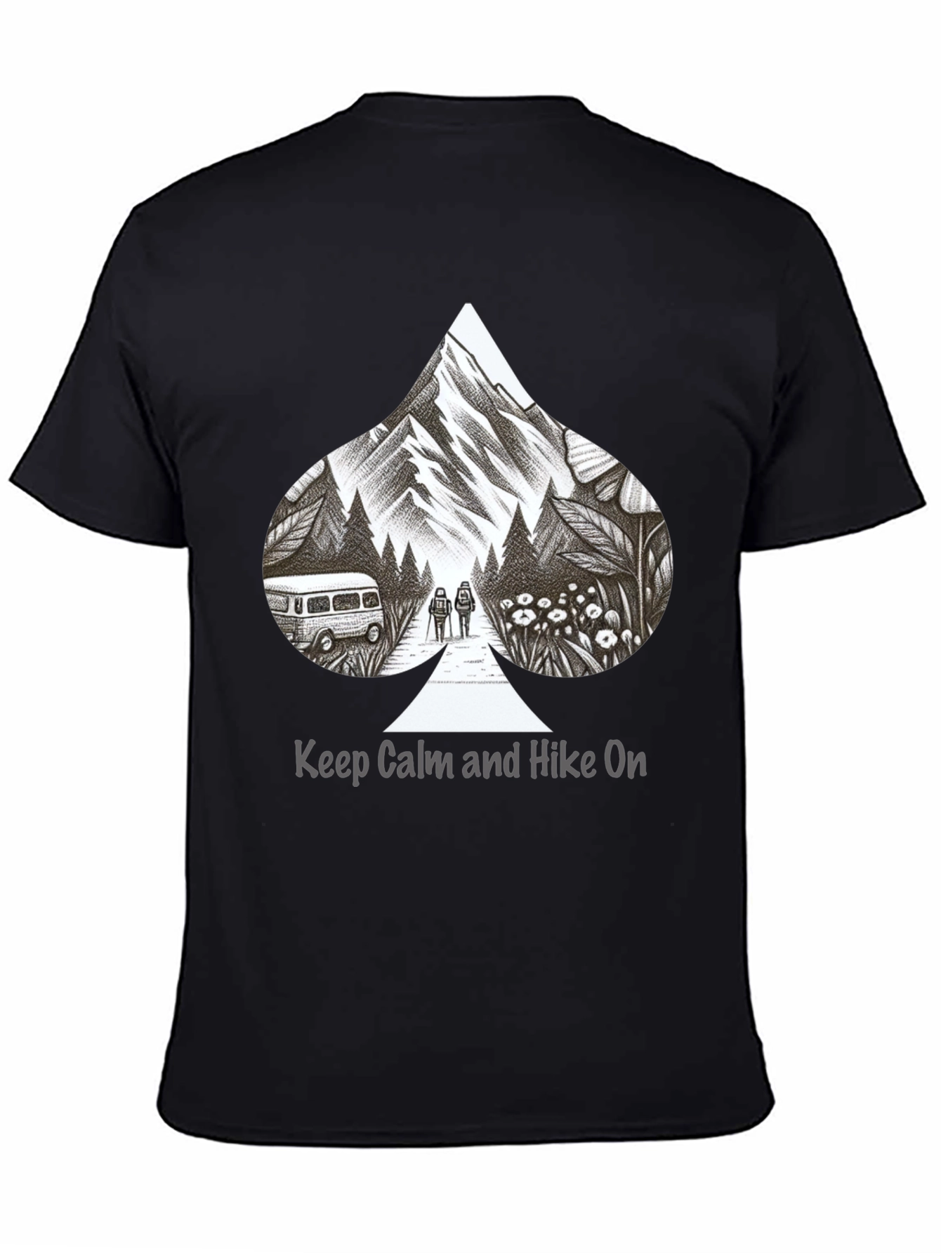 Hike On Graphic Tee - Mountain Adventure T-Shirt