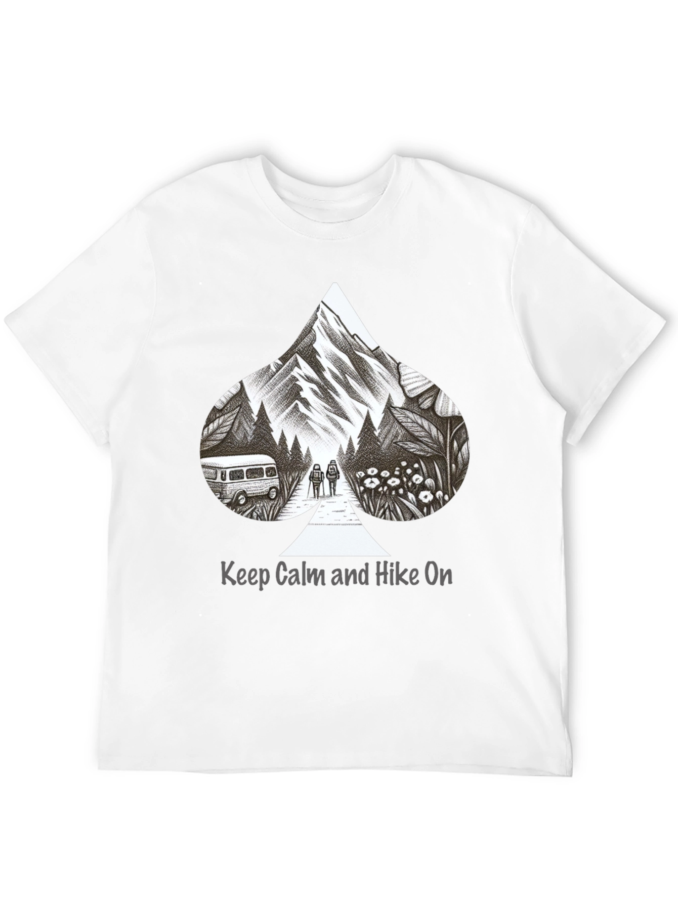 Hike On Graphic Tee - Mountain Adventure T-Shirt
