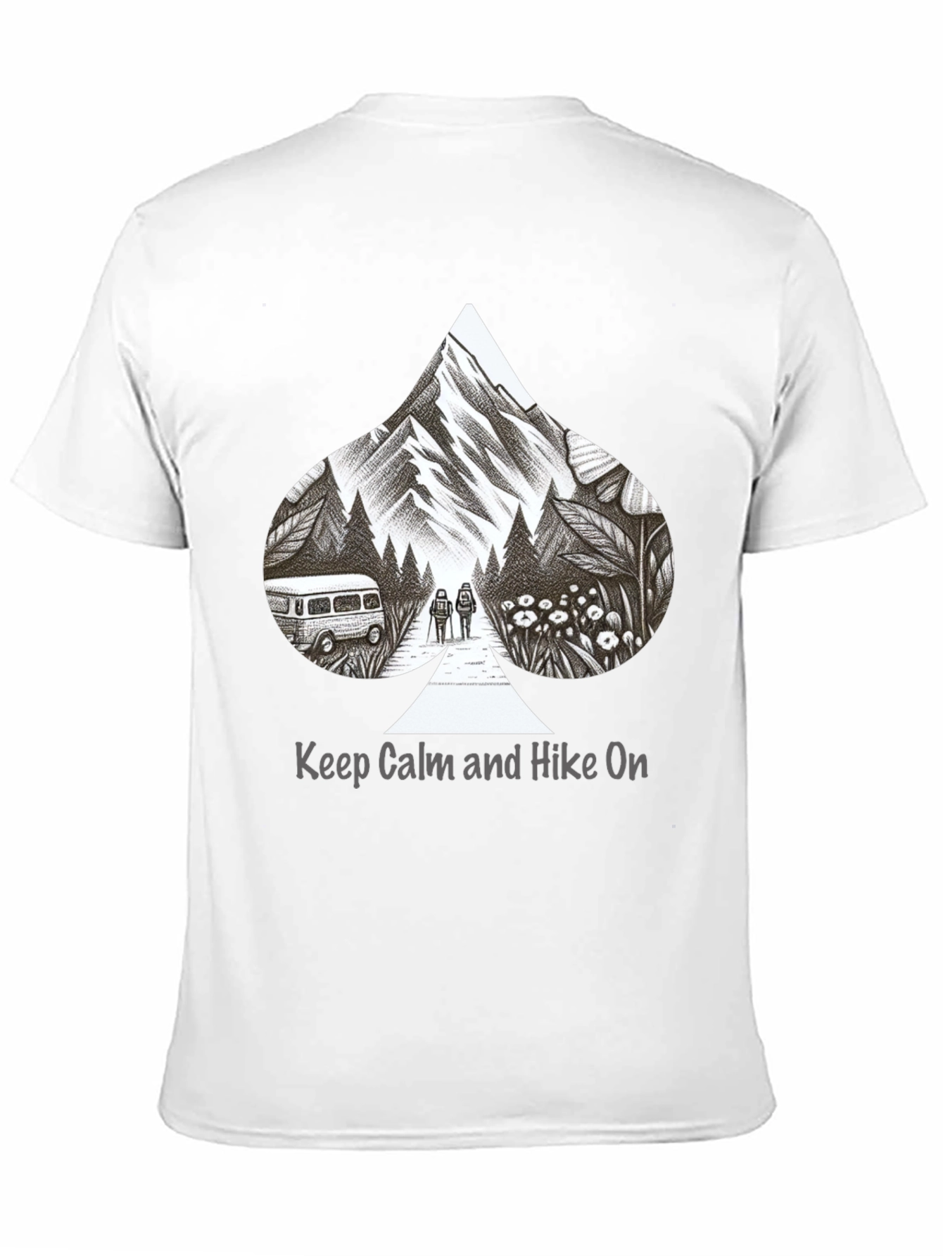 Hike On Graphic Tee - Mountain Adventure T-Shirt