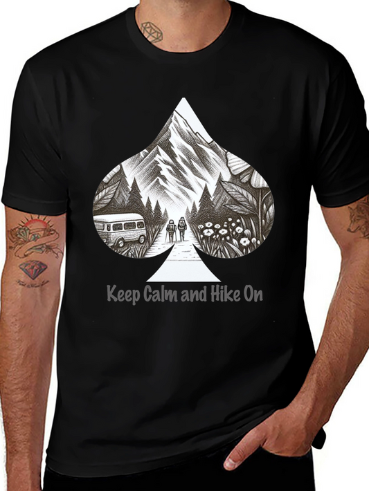 Hike On Graphic Tee - Mountain Adventure T-Shirt