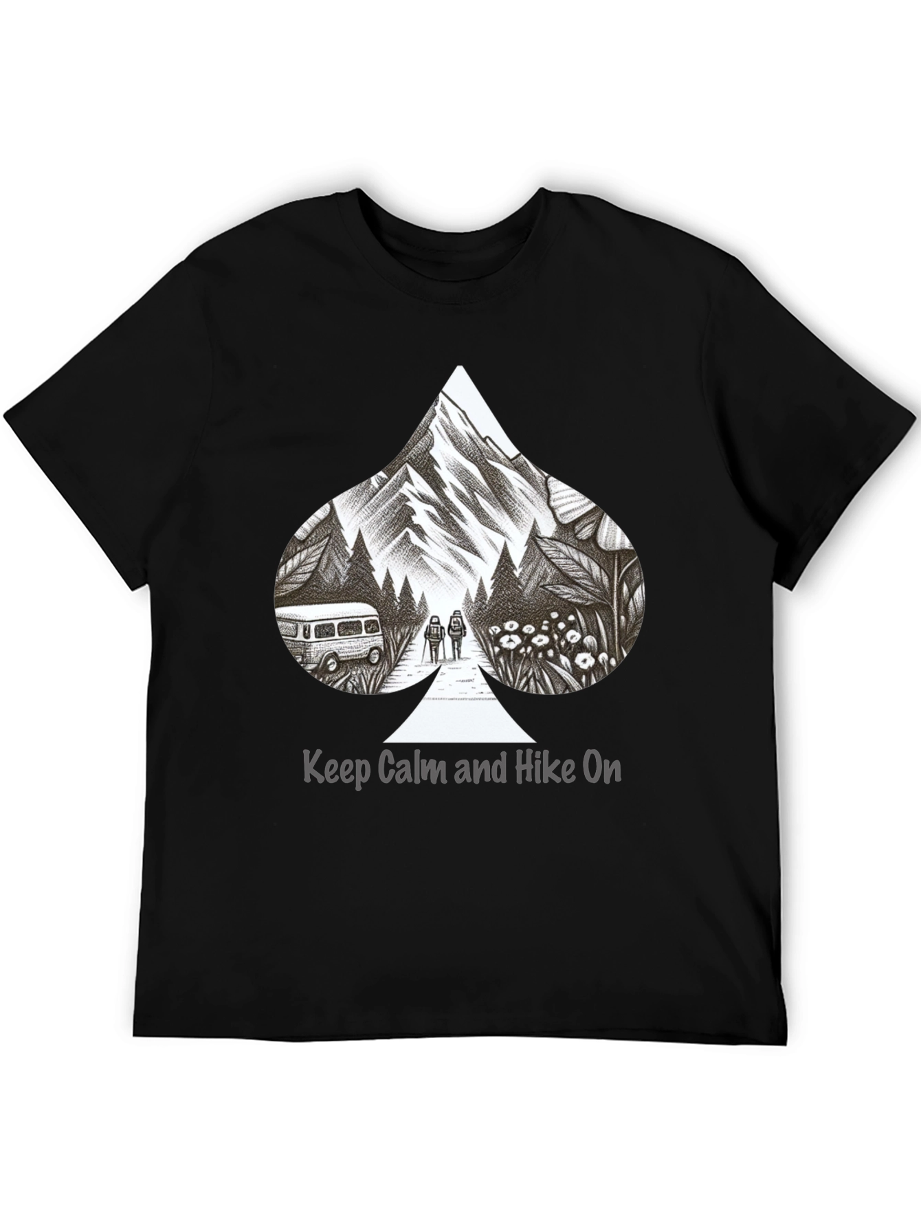 Hike On Graphic Tee - Mountain Adventure T-Shirt