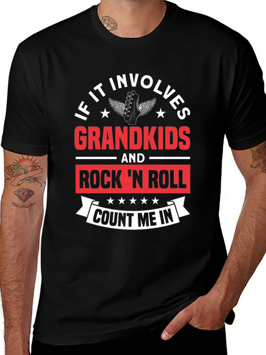 Grandkids and Rock n Roll T-Shirt