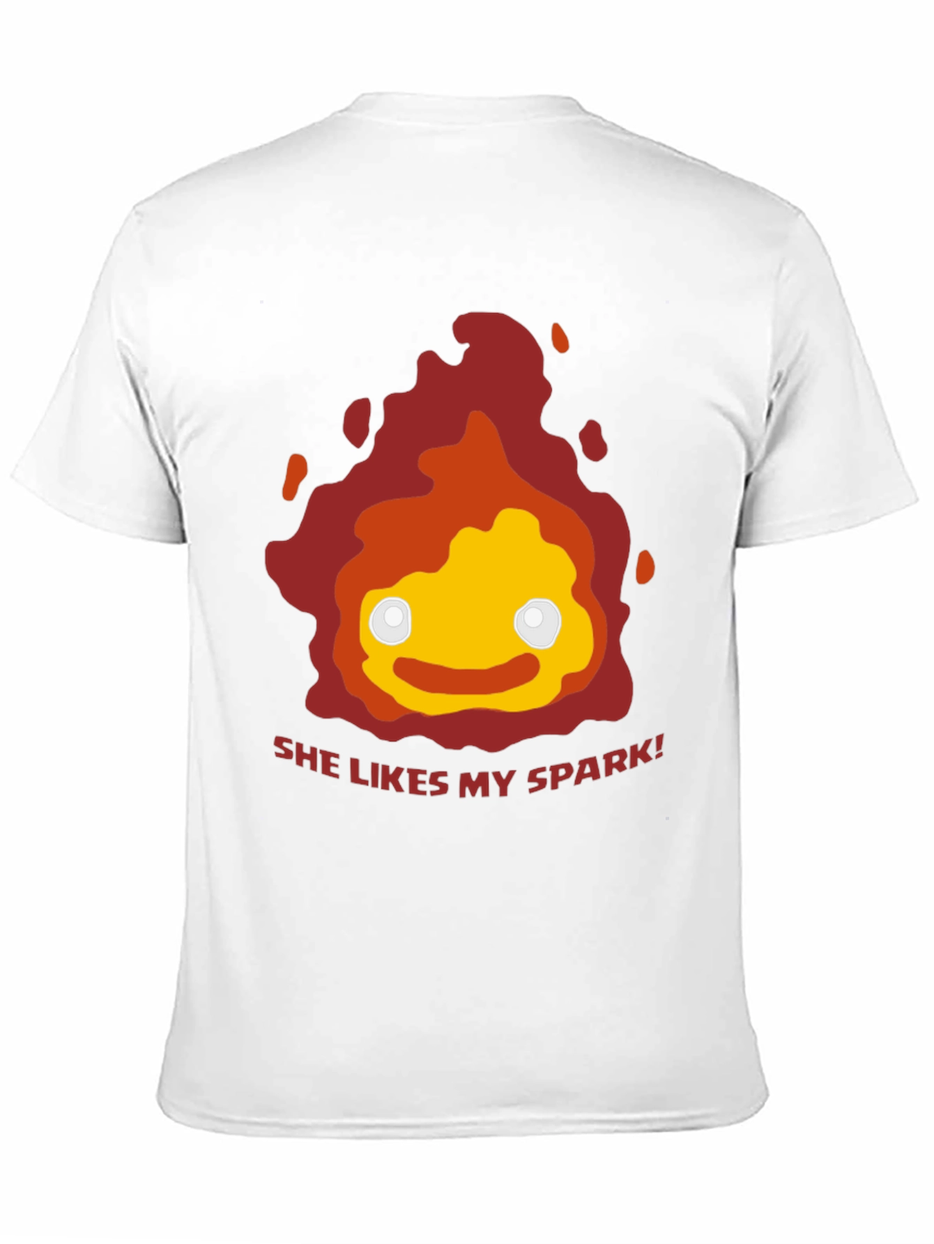 She Likes My Spark T-Shirt - Anime Calcifer Fire