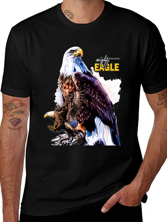 Mighty Eagle Graphic Tee - Mens Black T-Shirt